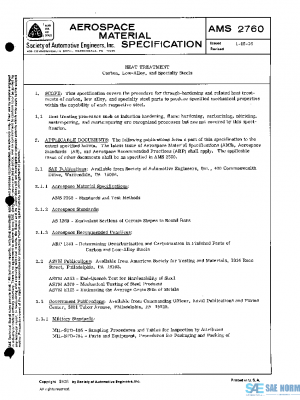 SAE AMS2760 PDF