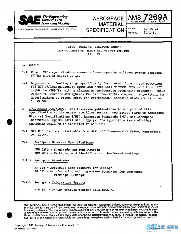 SAE AMS7269A PDF