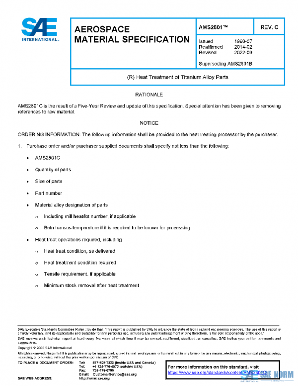 SAE AMS2801C PDF SAE AMS2801C PDF