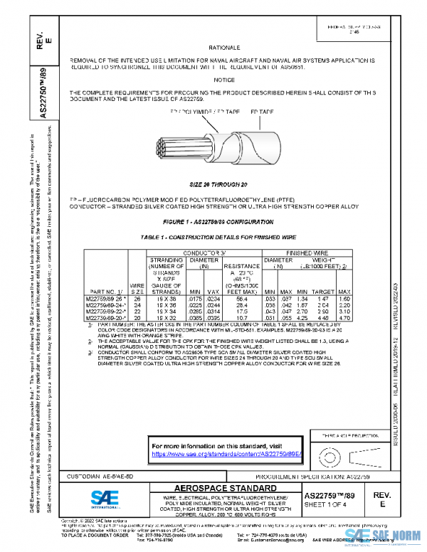 SAE AS22759/89E PDF