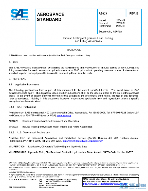 SAE AS603B PDF