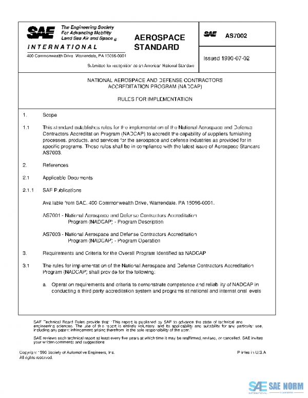 SAE AS7002 PDF