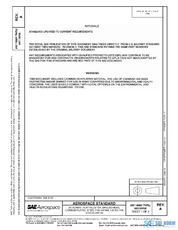 SAE AS116001A PDF