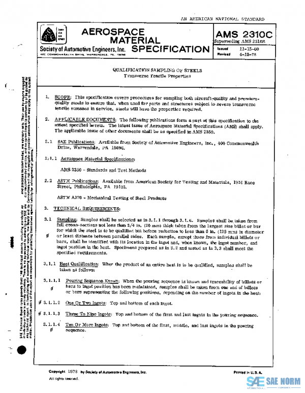 SAE AMS2310C PDF