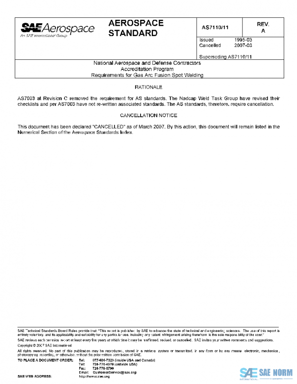 SAE AS7110/11A PDF