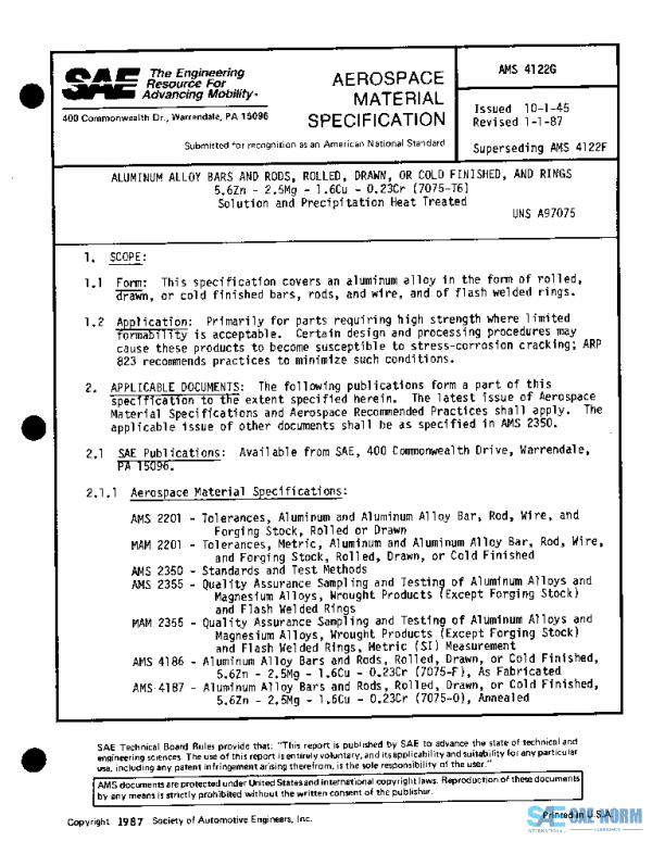 SAE AMS4122G PDF