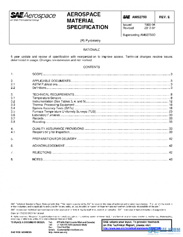SAE AMS2750E PDF