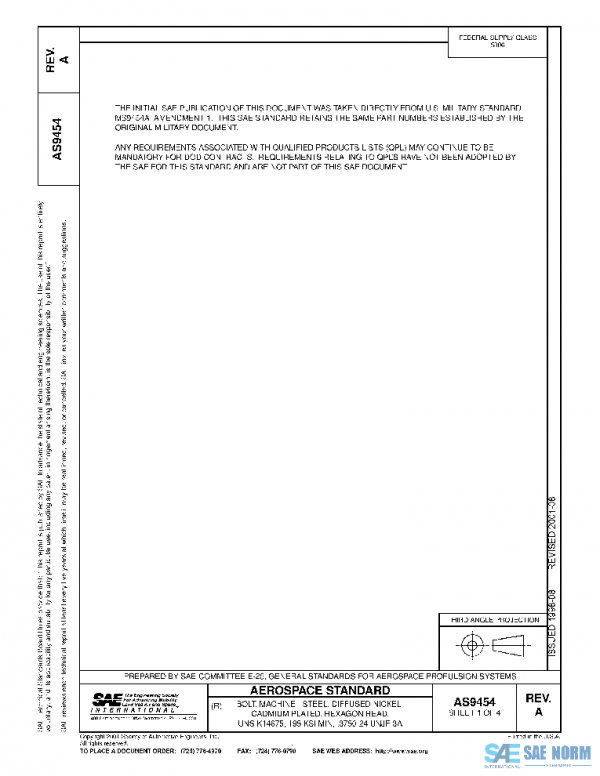 SAE AS9454A PDF SAE AS9454A PDF
