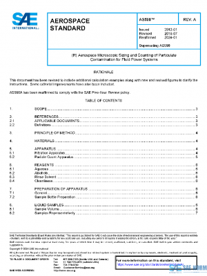 SAE AS598A PDF SAE AS598A PDF