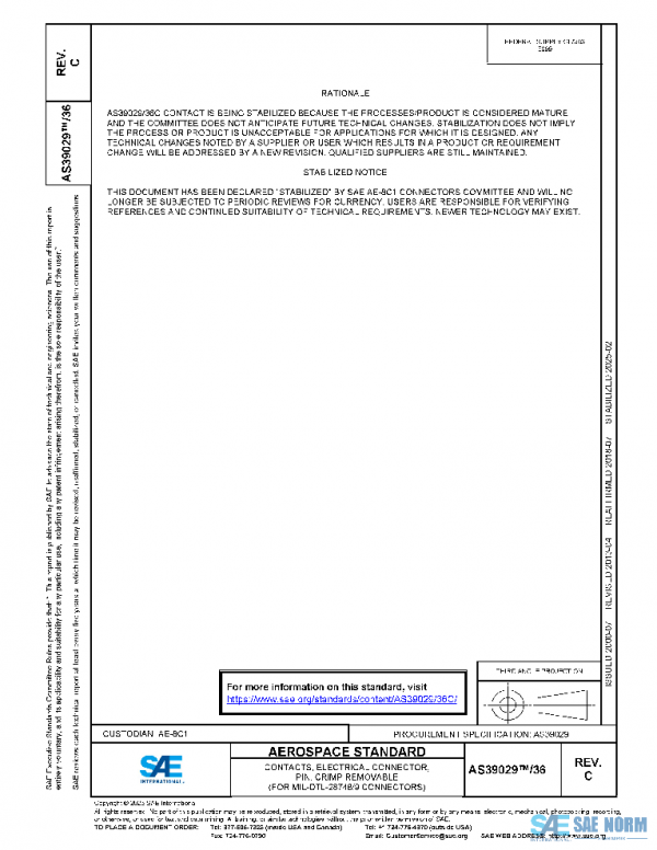 SAE AS39029/36C PDF SAE AS39029/36C PDF