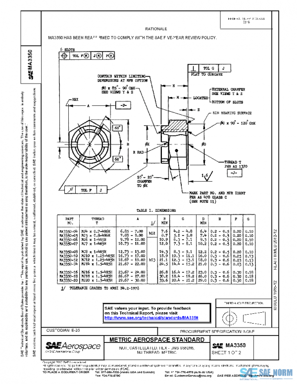 SAE MA3350 PDF