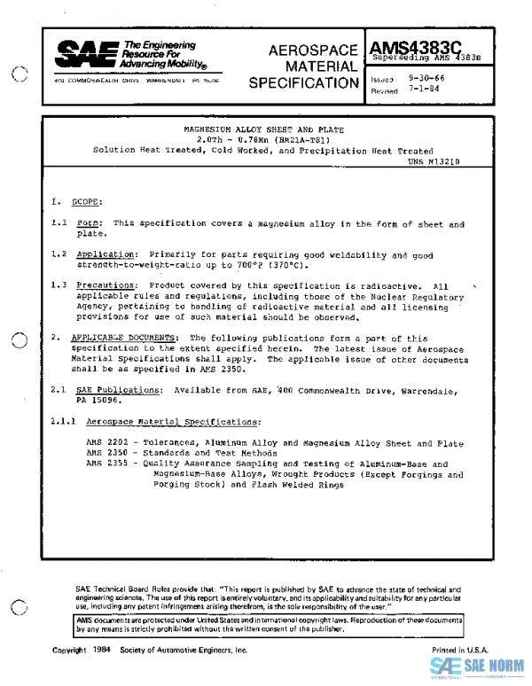SAE AMS4383C PDF