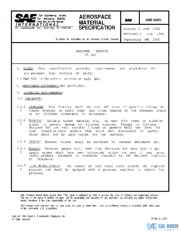 SAE AMS2602D PDF SAE AMS2602D PDF