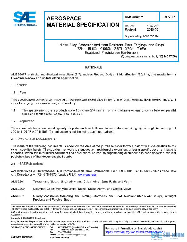 SAE AMS5667P PDF