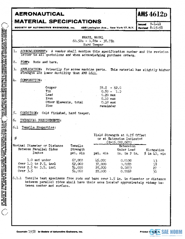 SAE AMS4612D PDF SAE AMS4612D PDF