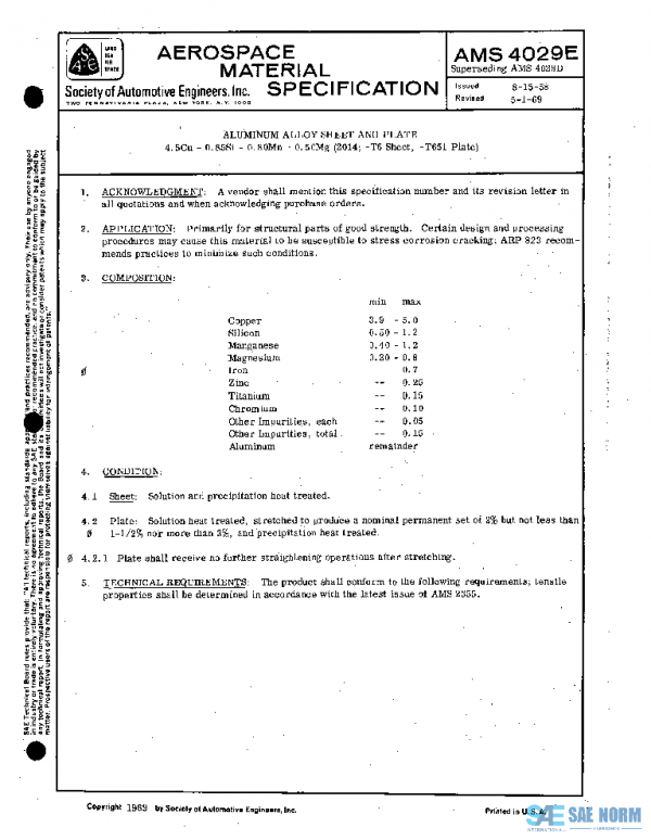 SAE AMS4029E PDF