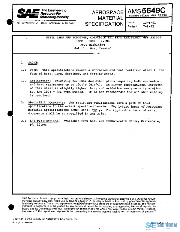 SAE AMS5649C PDF