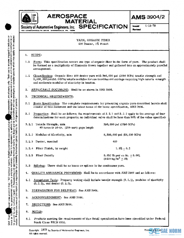 SAE AMS3904/2 PDF