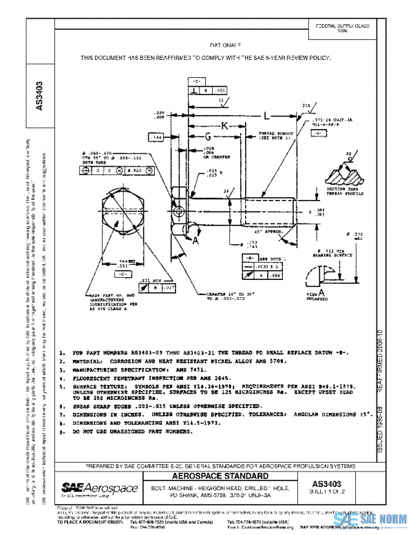 SAE AS3403 PDF