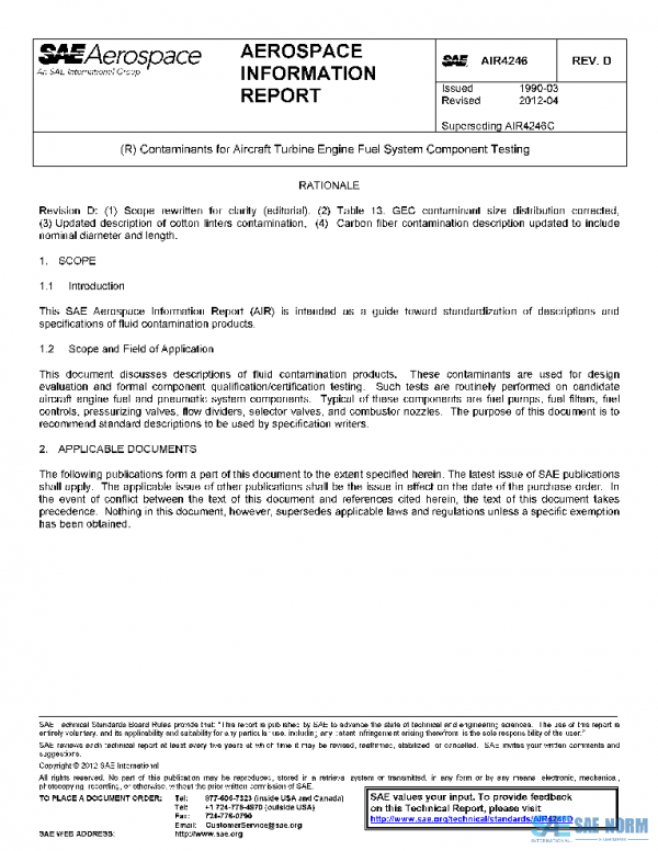 SAE AIR4246D PDF