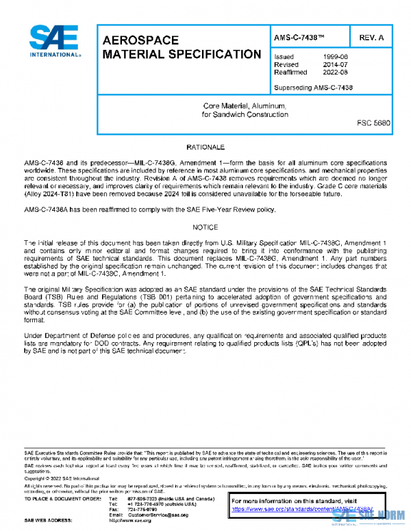 SAE AMSC7438A PDF