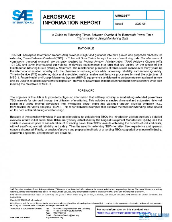 SAE AIR6334 PDF