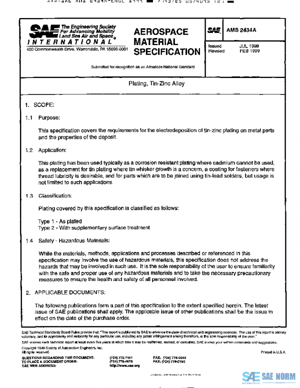 SAE AMS2434A PDF