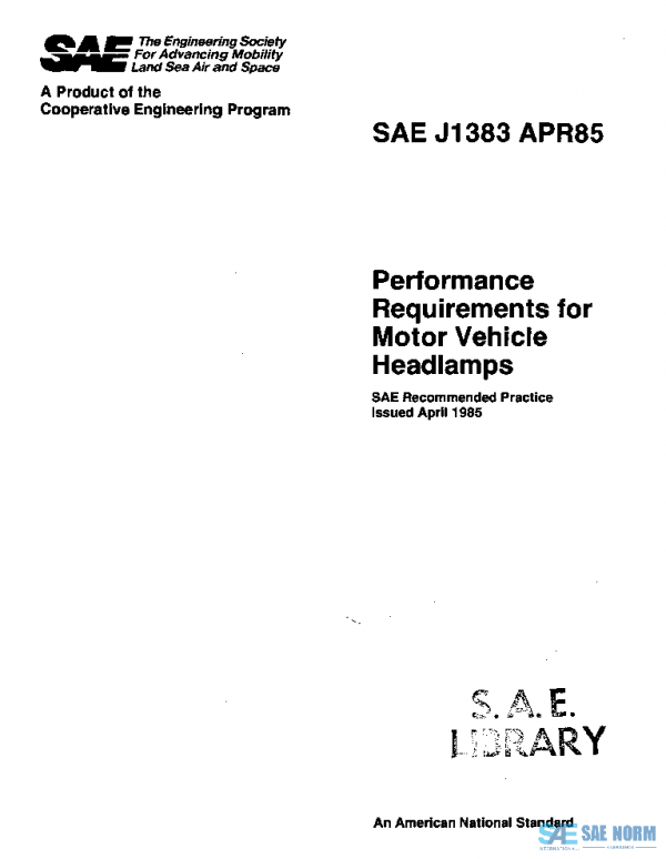 SAE J1383_198504 PDF