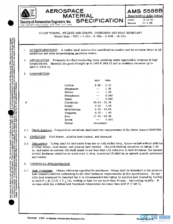 SAE AMS5588B PDF
