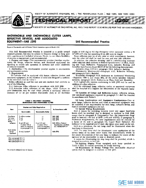 SAE J292_197303 PDF