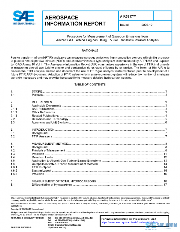 SAE AIR5917 PDF SAE AIR5917 PDF