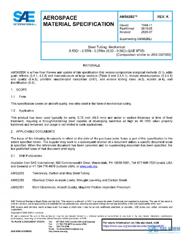 SAE AMS6282K PDF