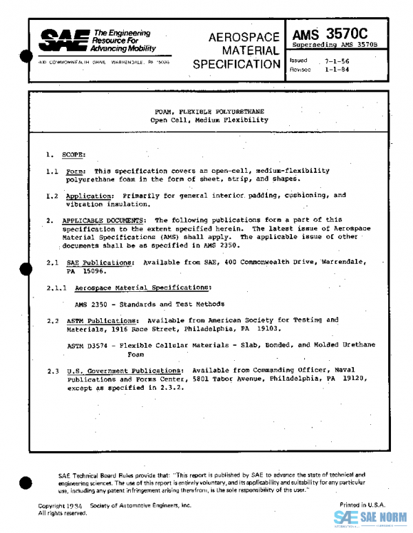 SAE AMS3570C PDF SAE AMS3570C PDF