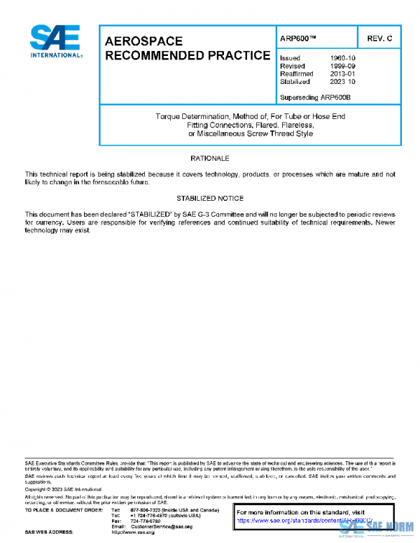 SAE ARP600C PDF