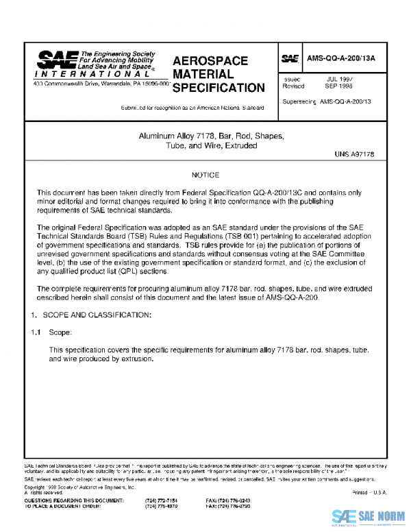 SAE AMSQQA200/13A PDF