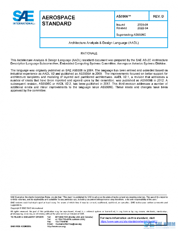 SAE AS5506D PDF SAE AS5506D PDF