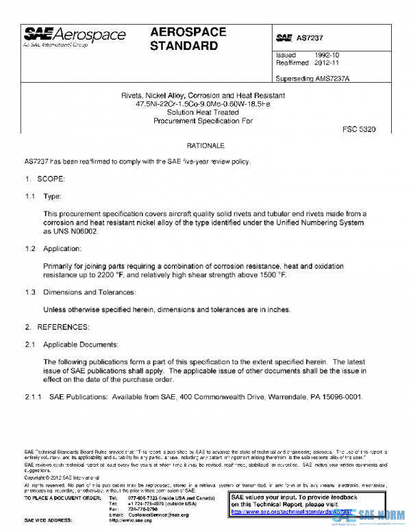 SAE AS7237 PDF