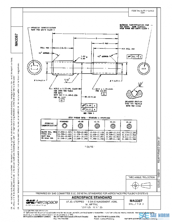 SAE MA3387 PDF