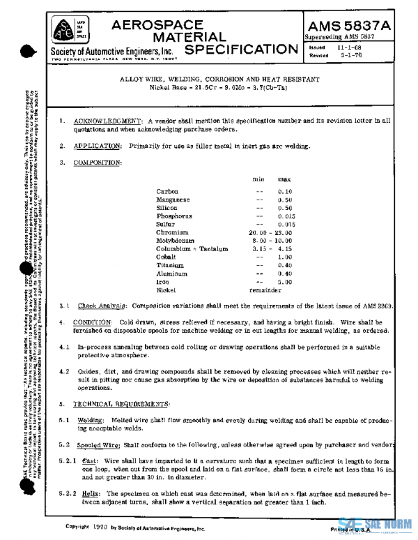 SAE AMS5837A PDF