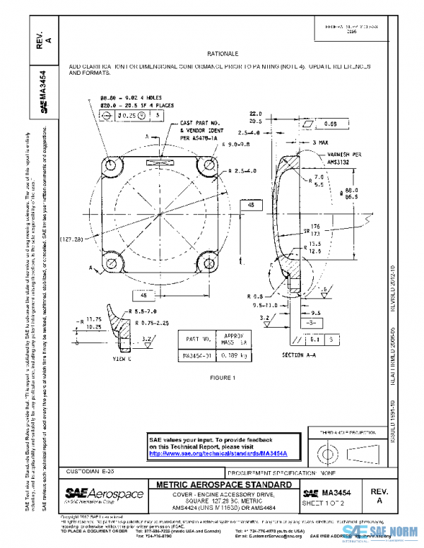 SAE MA3454A PDF