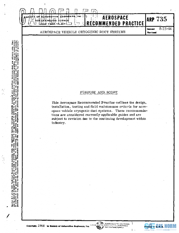 SAE ARP735 PDF