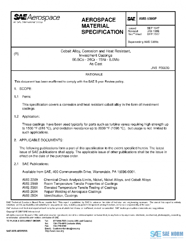 SAE AMS5380F PDF