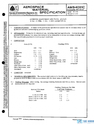 SAE AMS4051C PDF