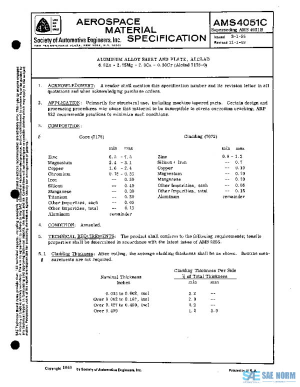 SAE AMS4051C PDF