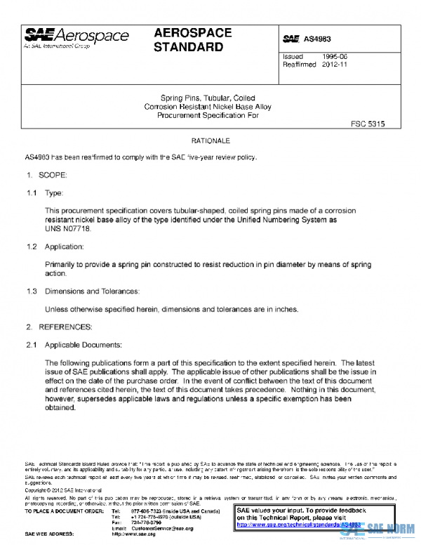 SAE AS4983 PDF SAE AS4983 PDF