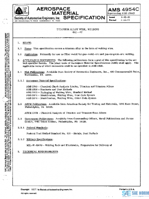 SAE AMS4954C PDF