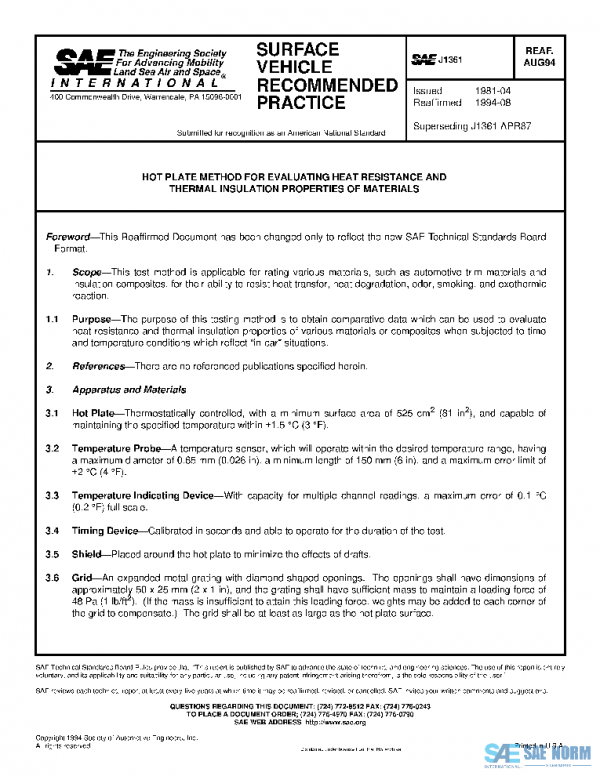 SAE J1361_199408 PDF