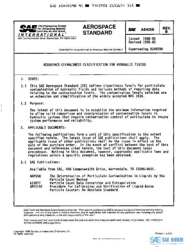 SAE AS4059B PDF