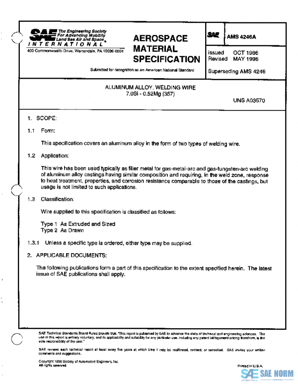 SAE AMS4246A PDF
