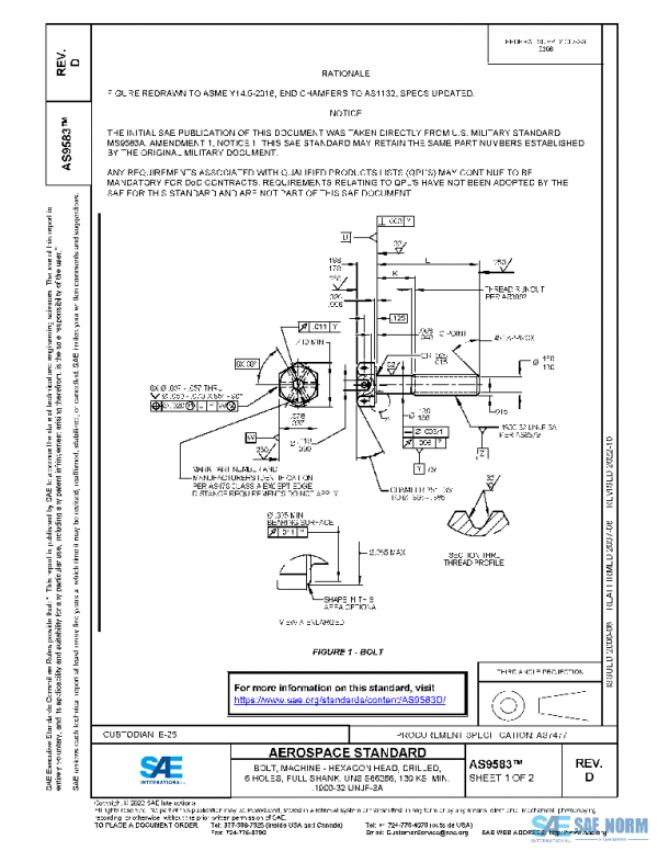 SAE AS9583D PDF SAE AS9583D PDF
